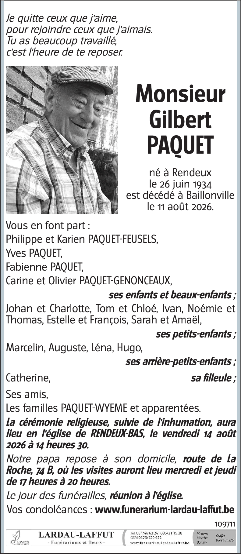 Gilbert PAQUET