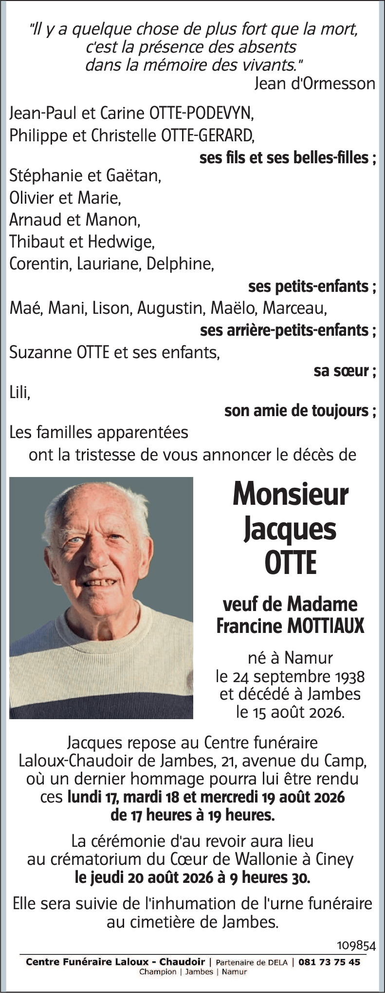 Jacques OTTE