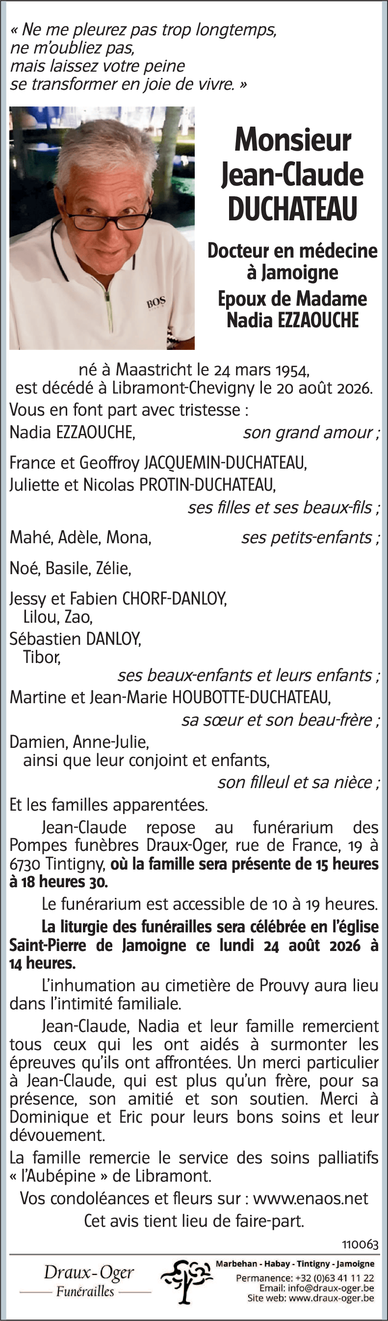 Jean-Claude DUCHATEAU
