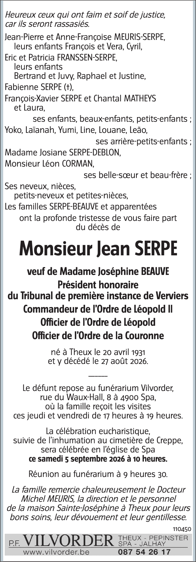 Jean SERPE