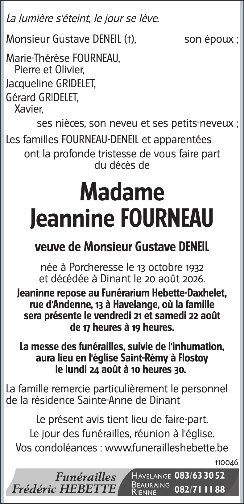Jeannine FOURNEAU
