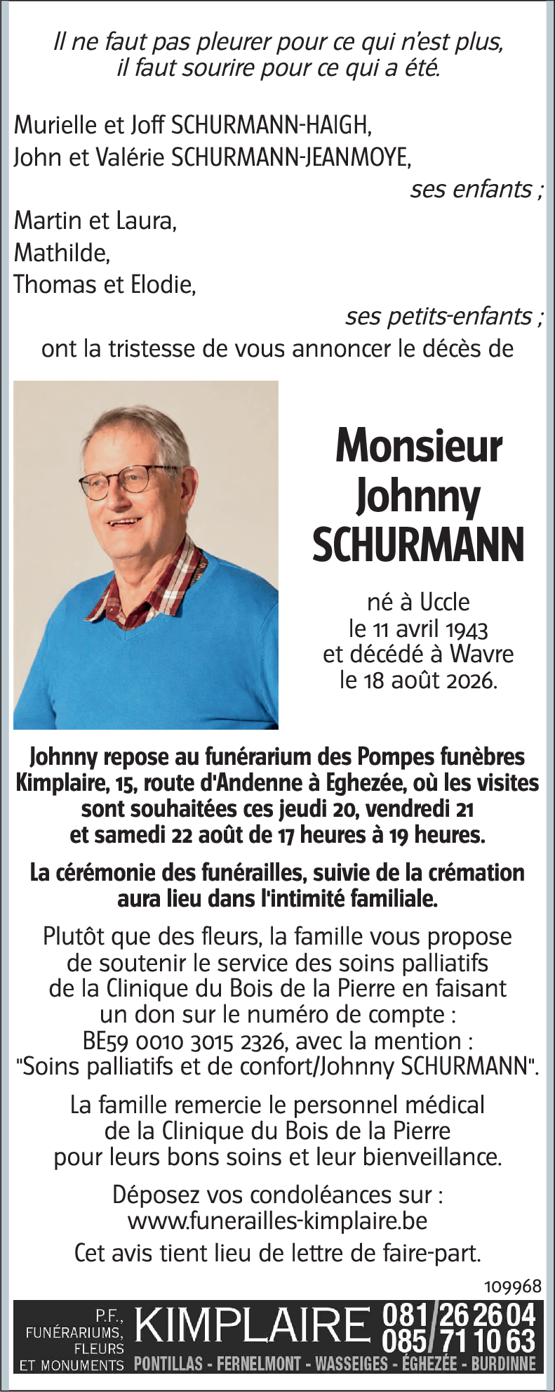 Johnny SCHURMANN