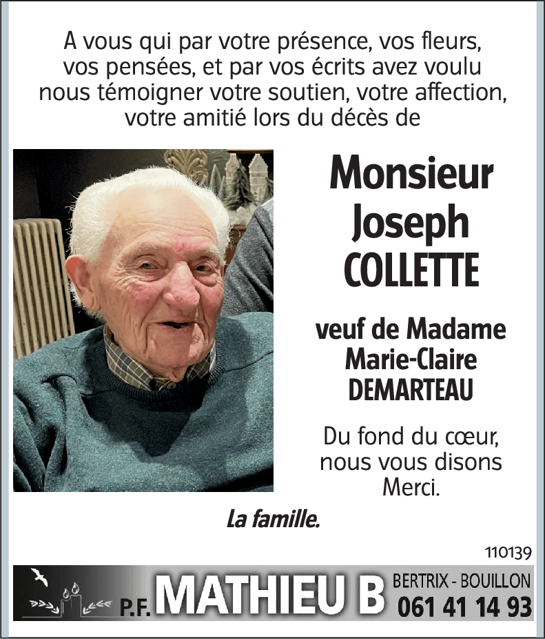 Joseph COLLETTE