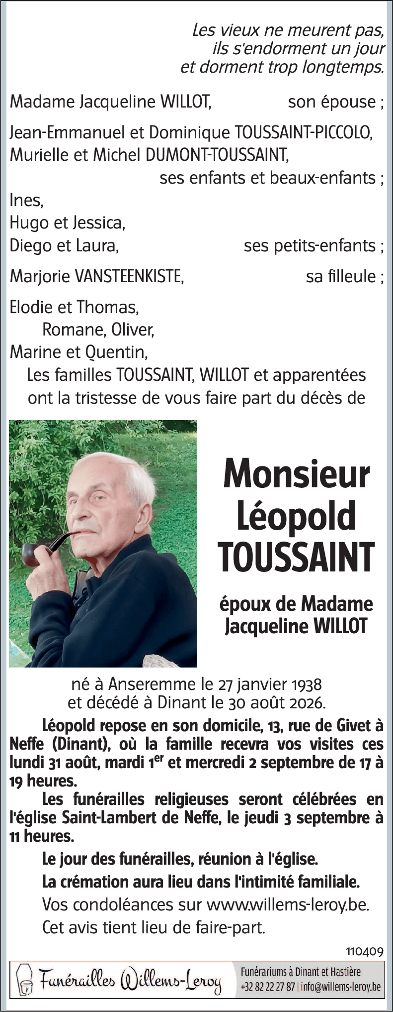 Léopold TOUSSAINT