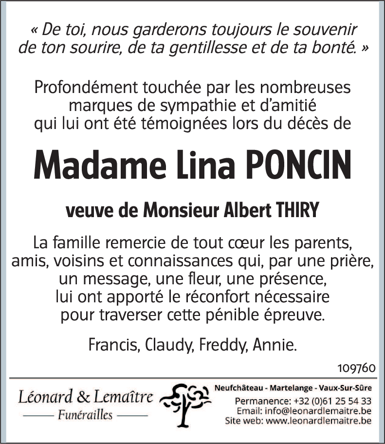 Lina PONCIN