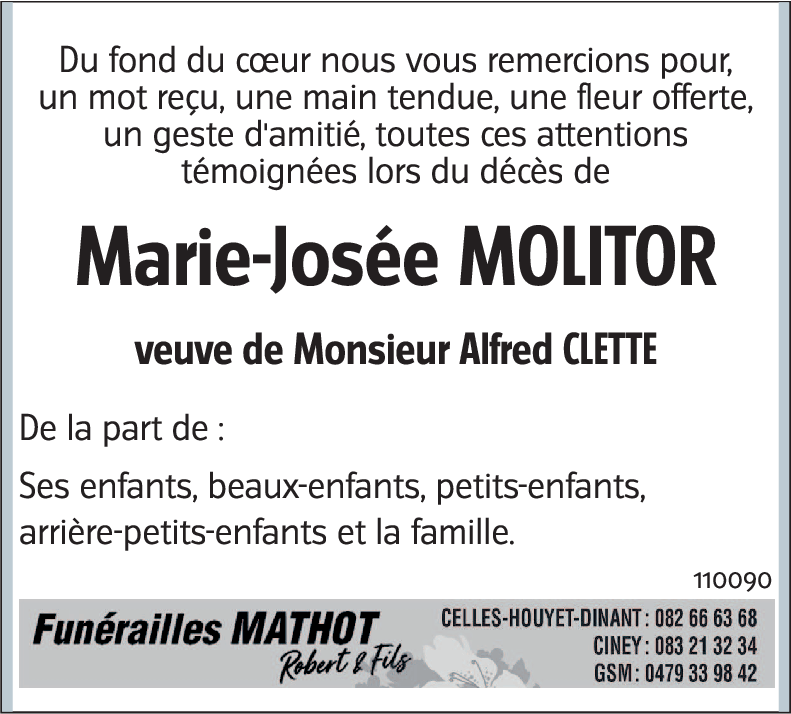 Marie-Josée MOLITOR
