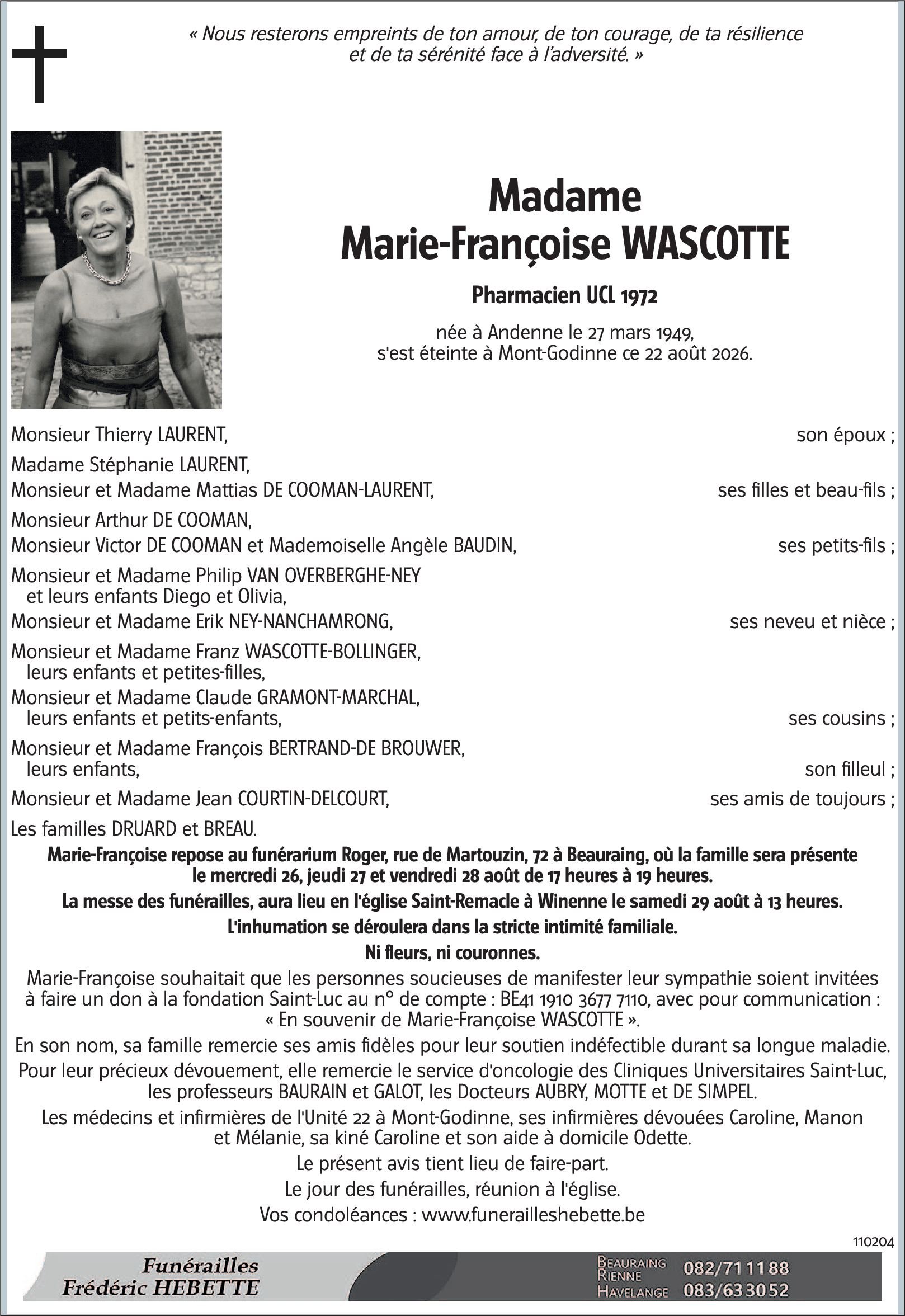 Marie WASCOTTE