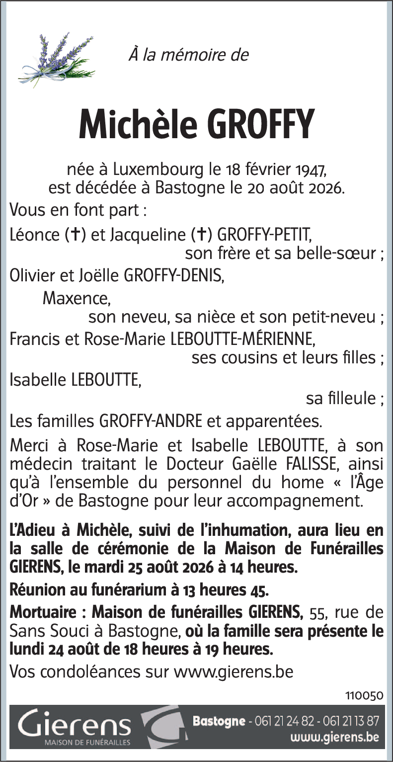 Michèle GROFFY