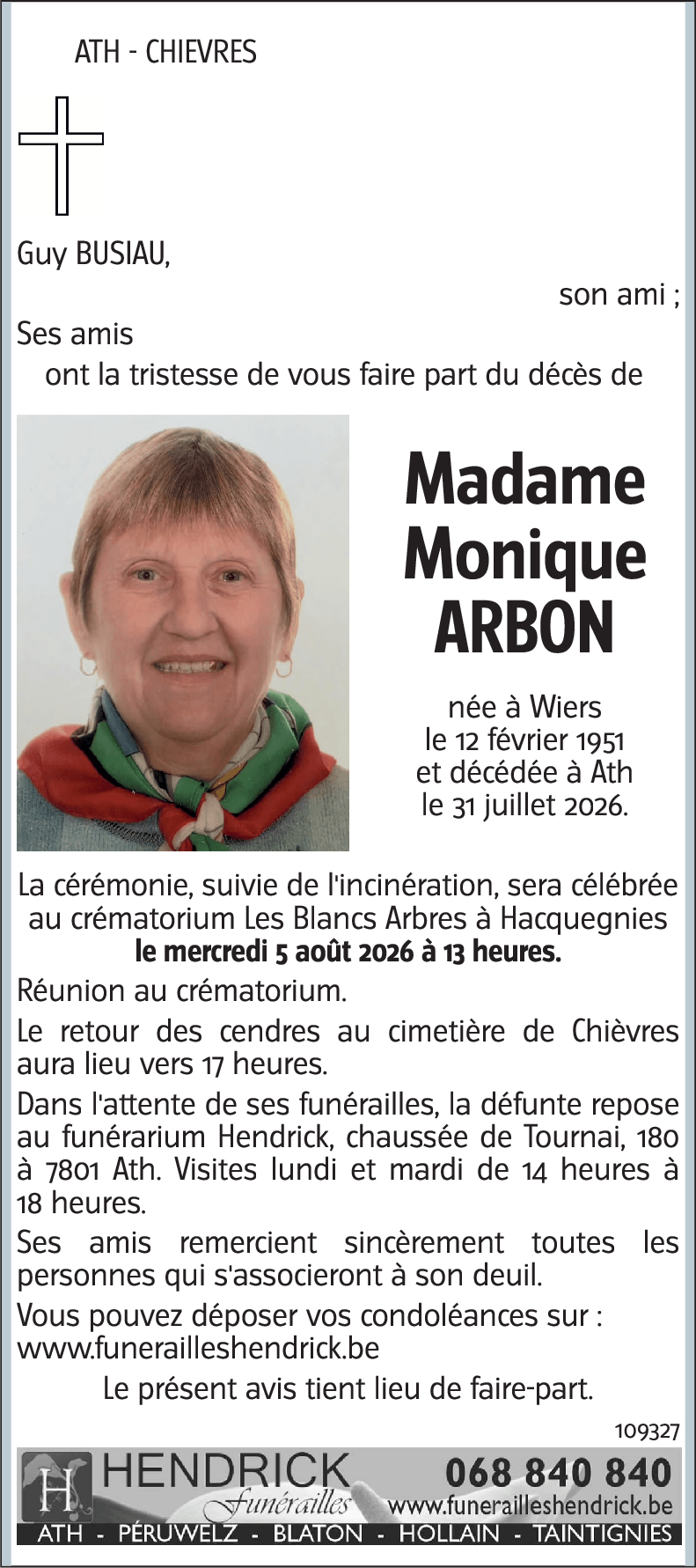 Monique ARBON