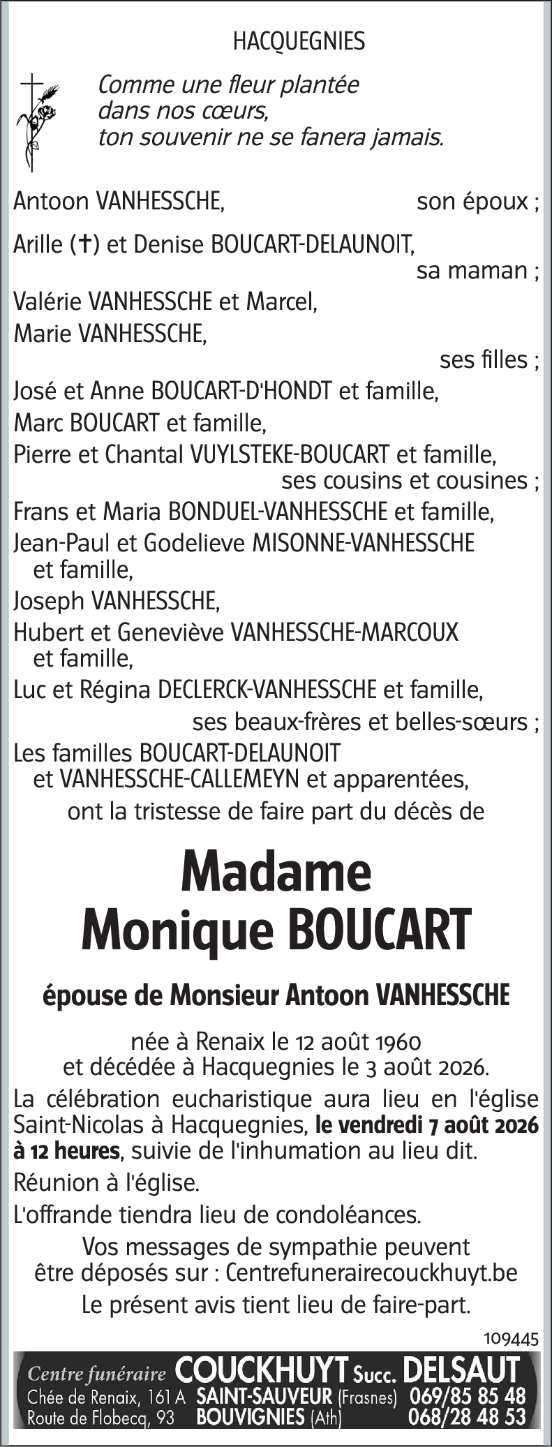 Monique BOUCART