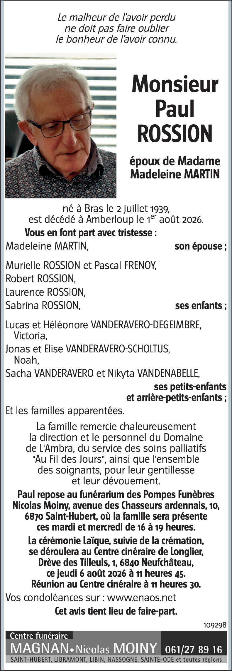Paul ROSSION