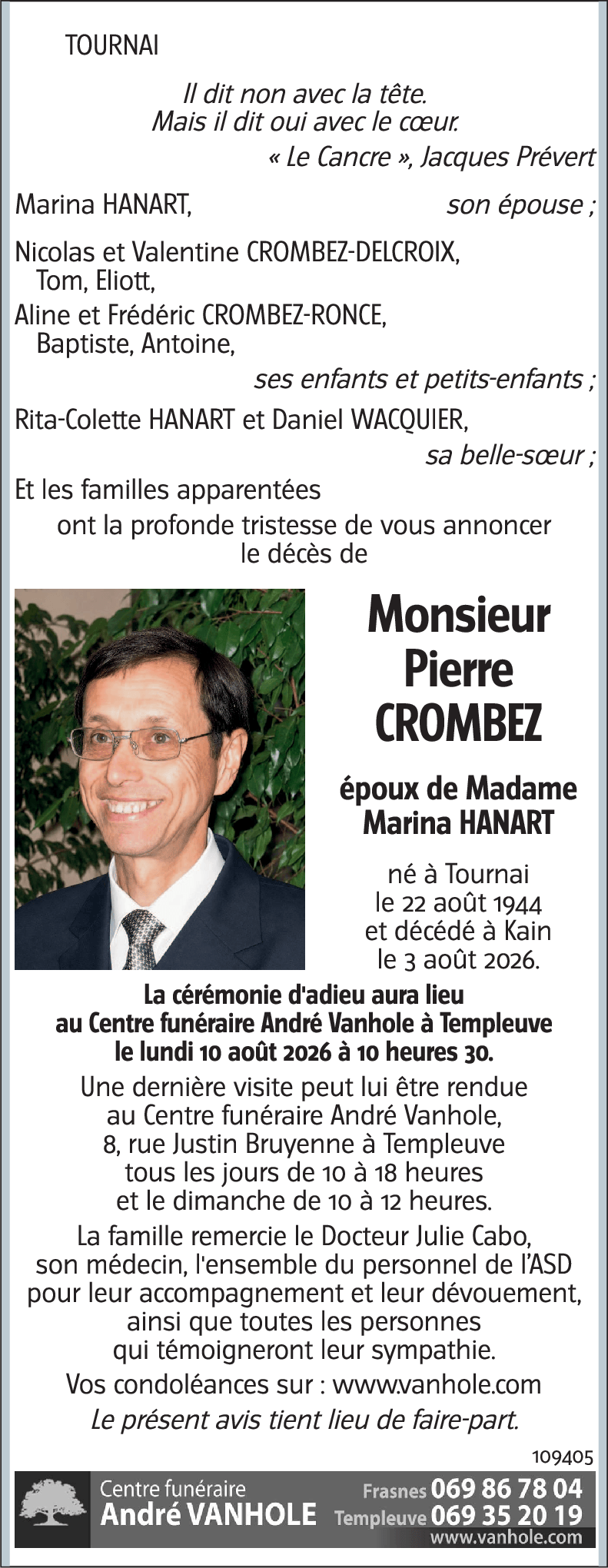 Pierre CROMBEZ