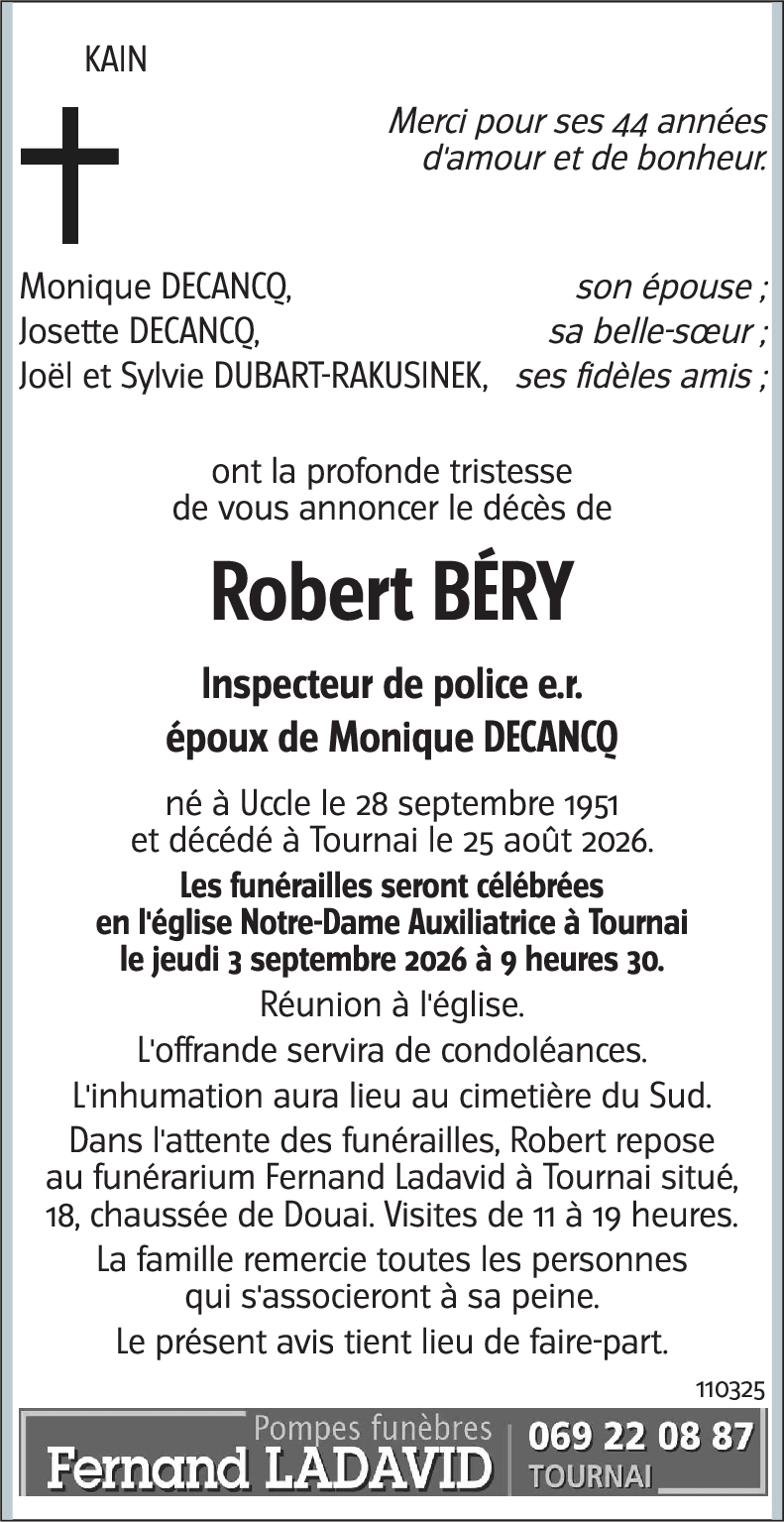 Robert BERY