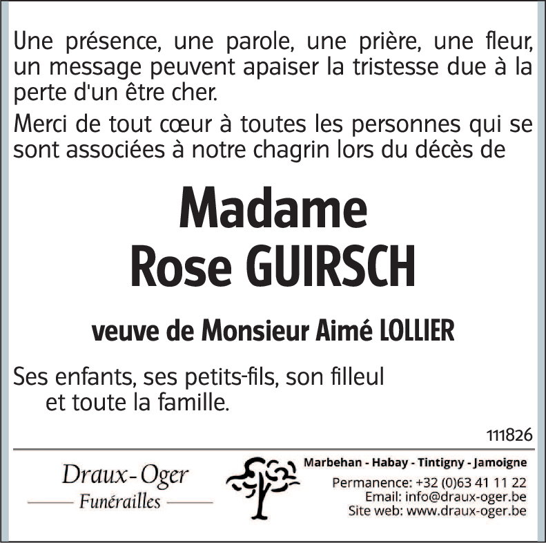 Rose GUIRSCH