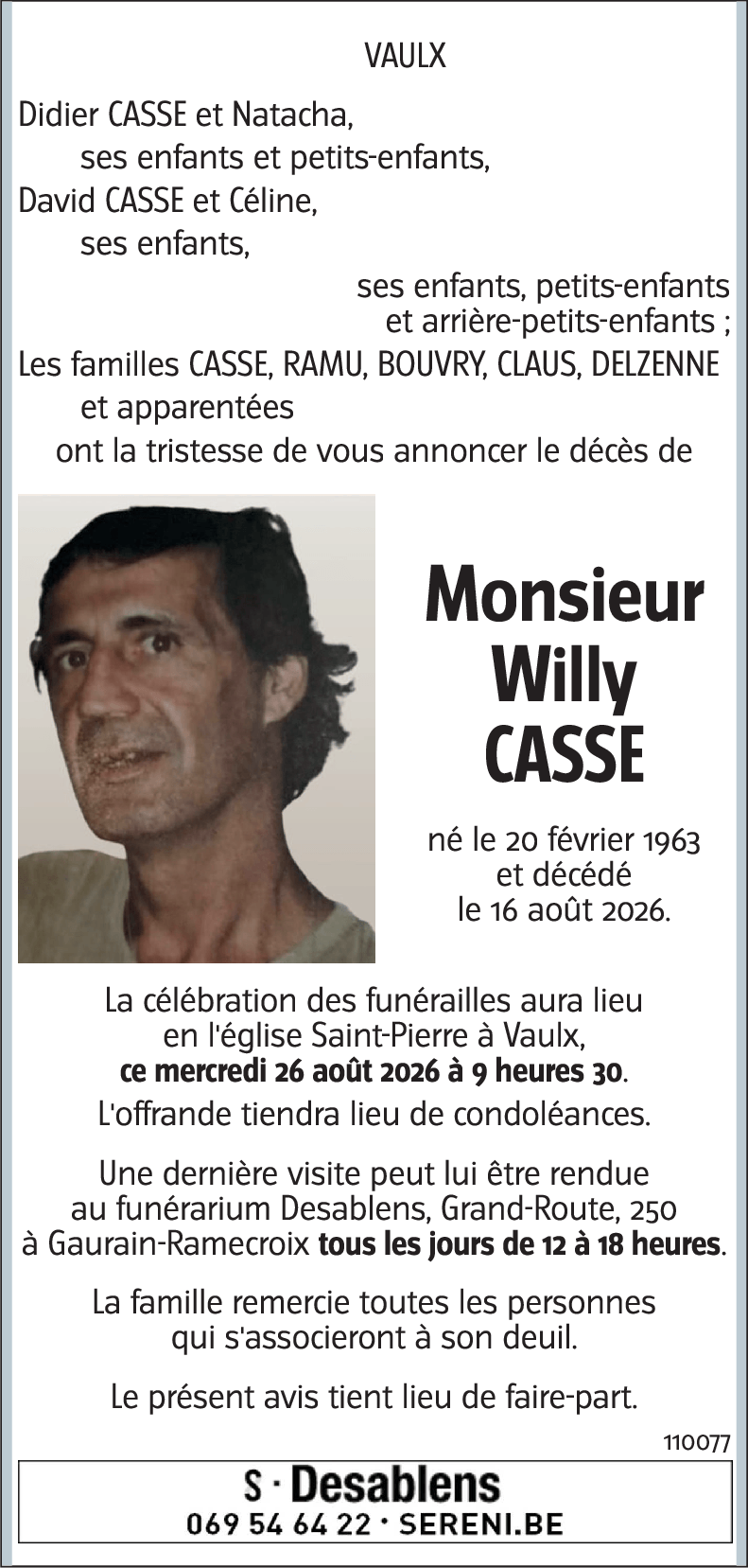 Willy CASSE