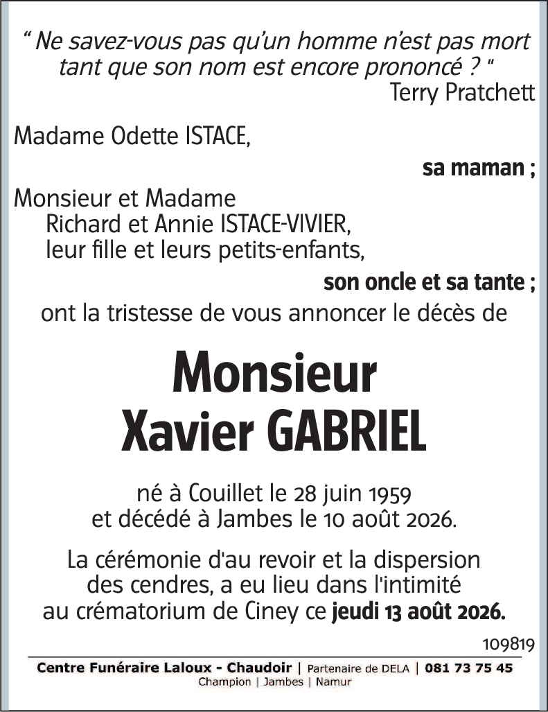 Xavier GABRIEL