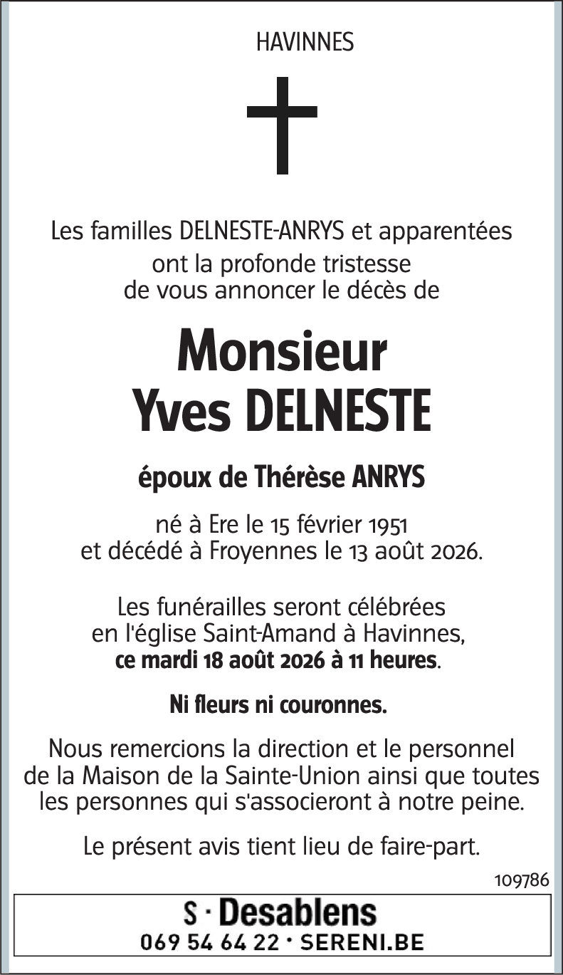 Yves DELNESTE