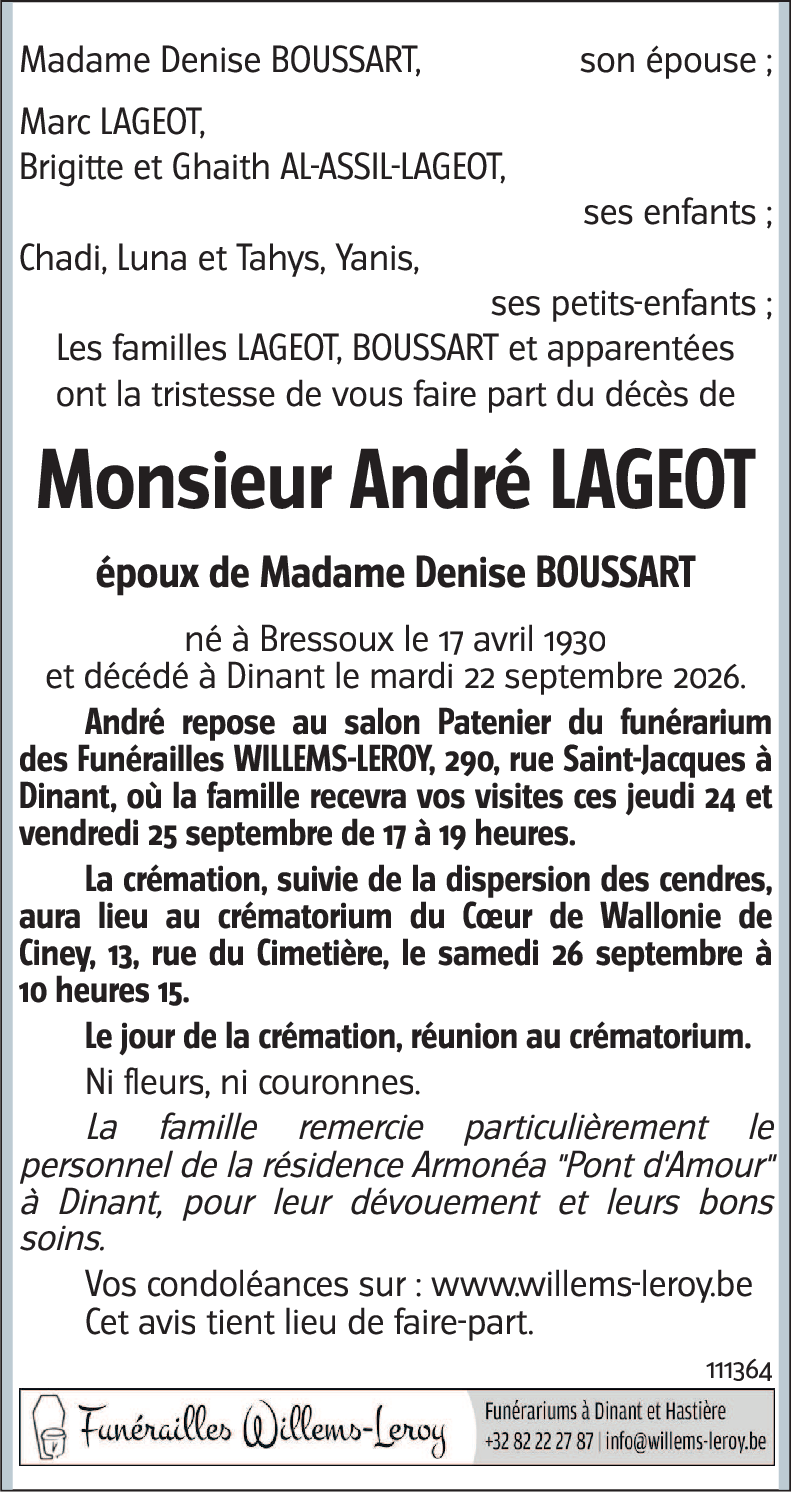 André LAGEOT