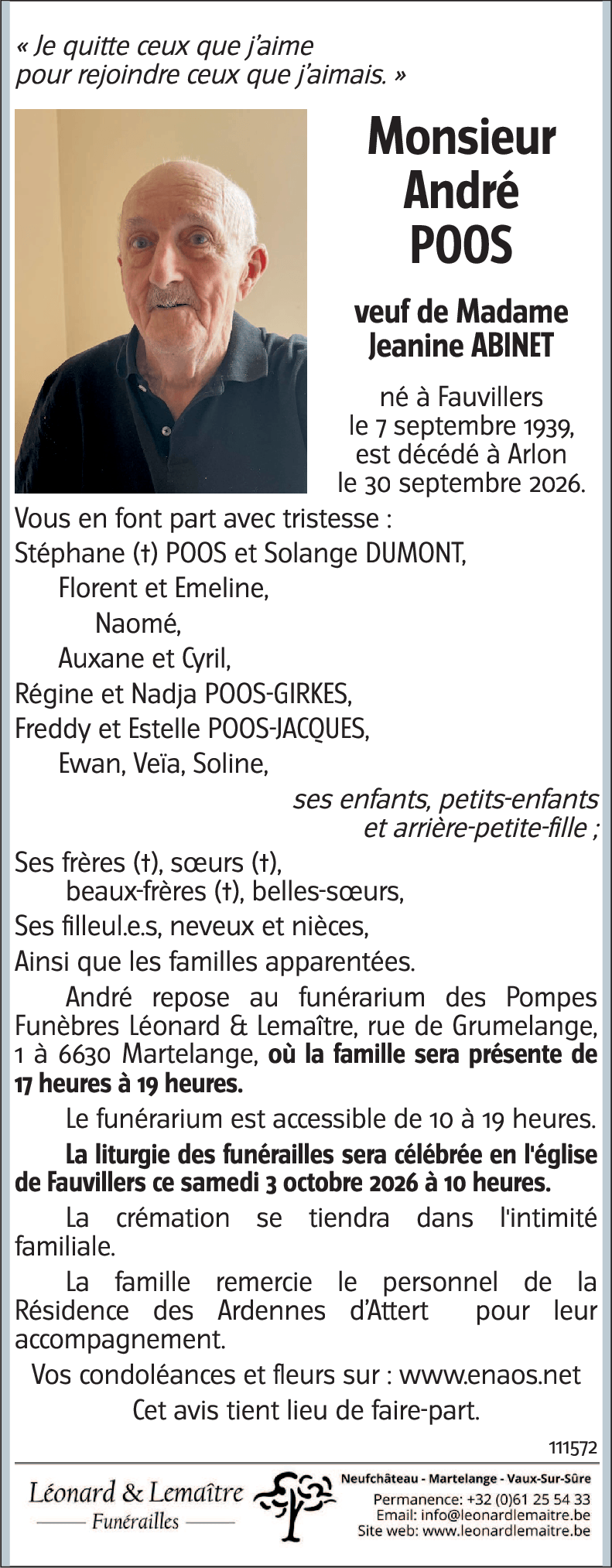 André POOS
