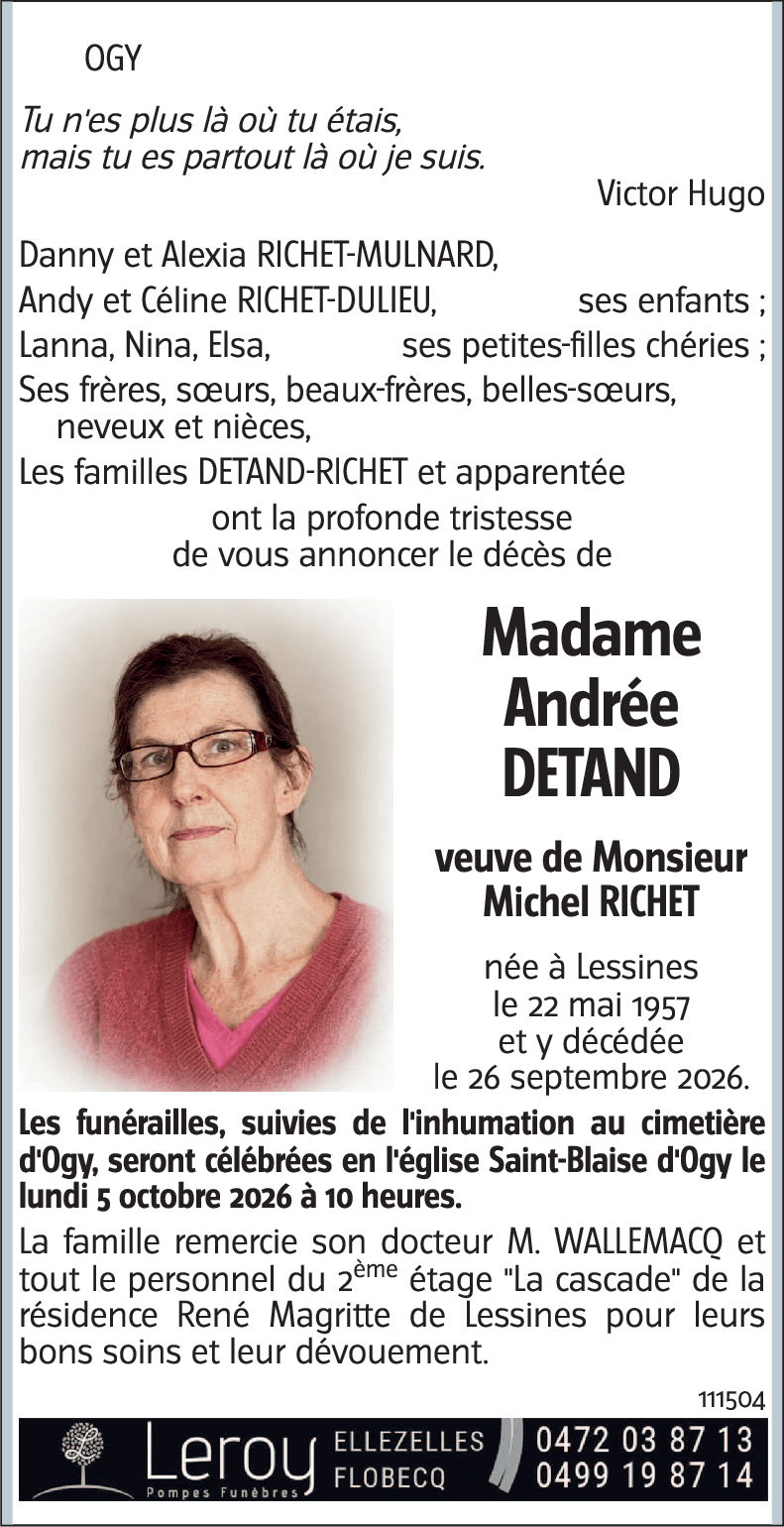 Andrée DETAND