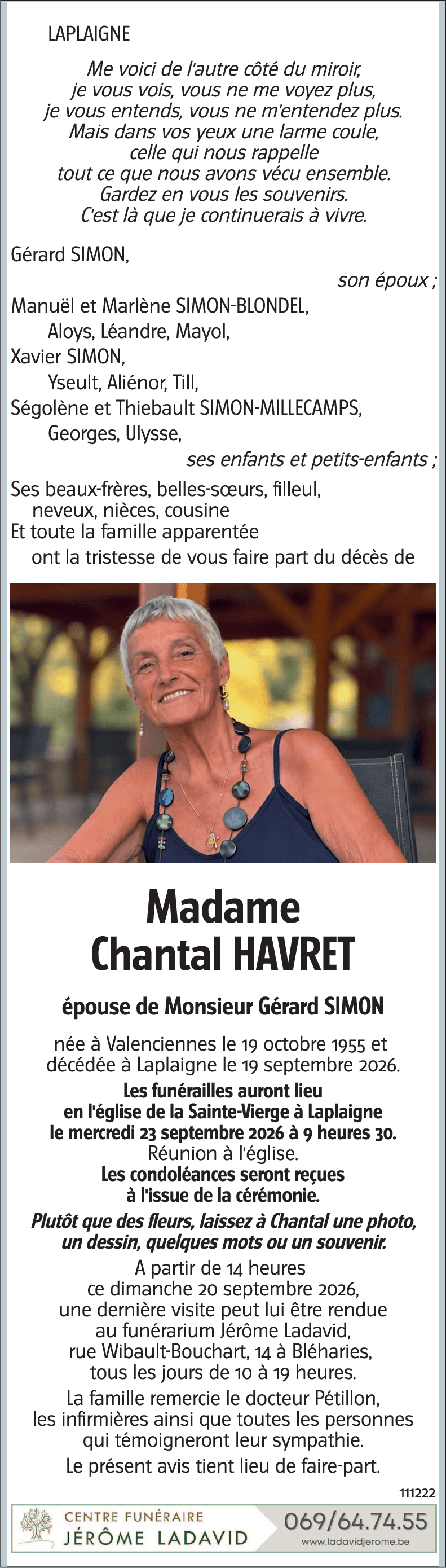 Chantal HAVRET