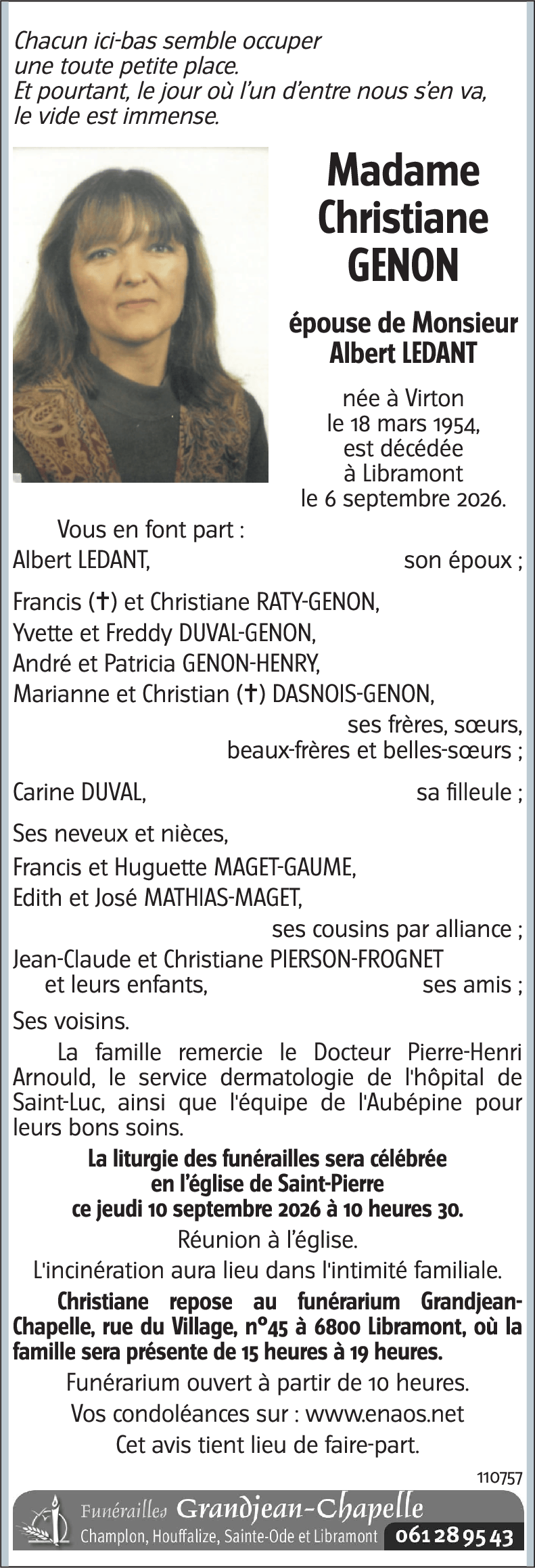 Christiane GENON