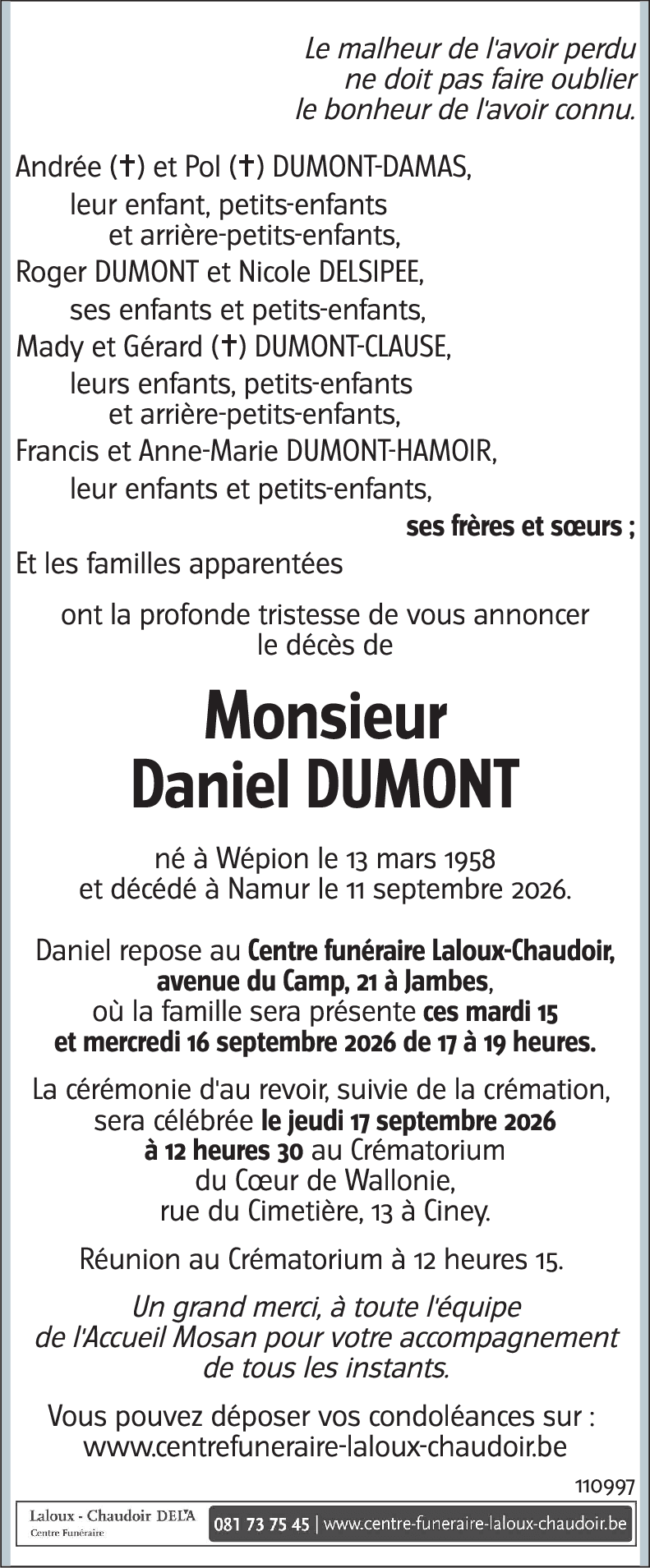 Daniel DUMONT