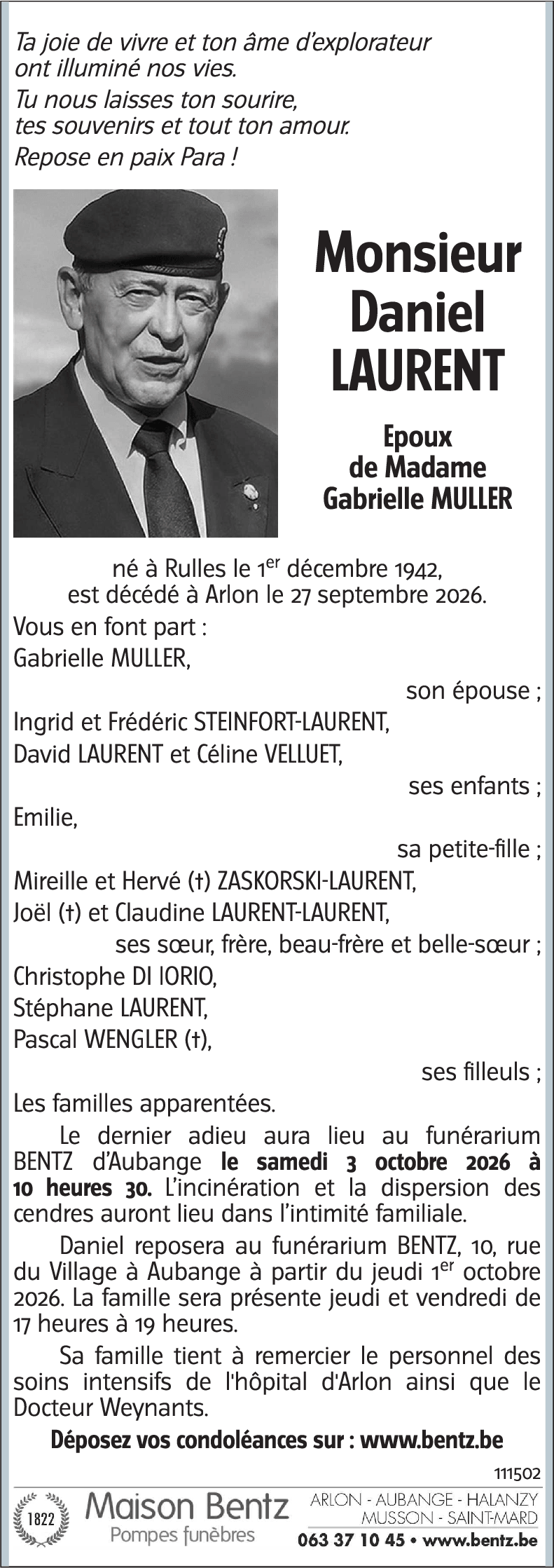Daniel LAURENT