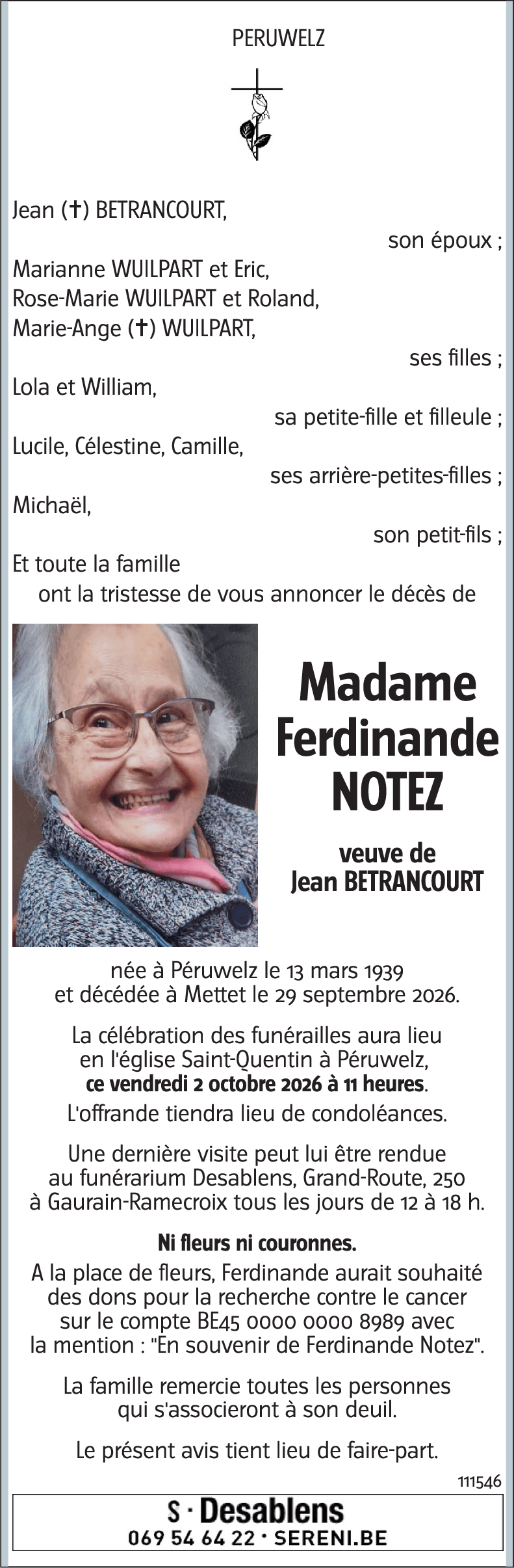 Ferdinande NOTEZ