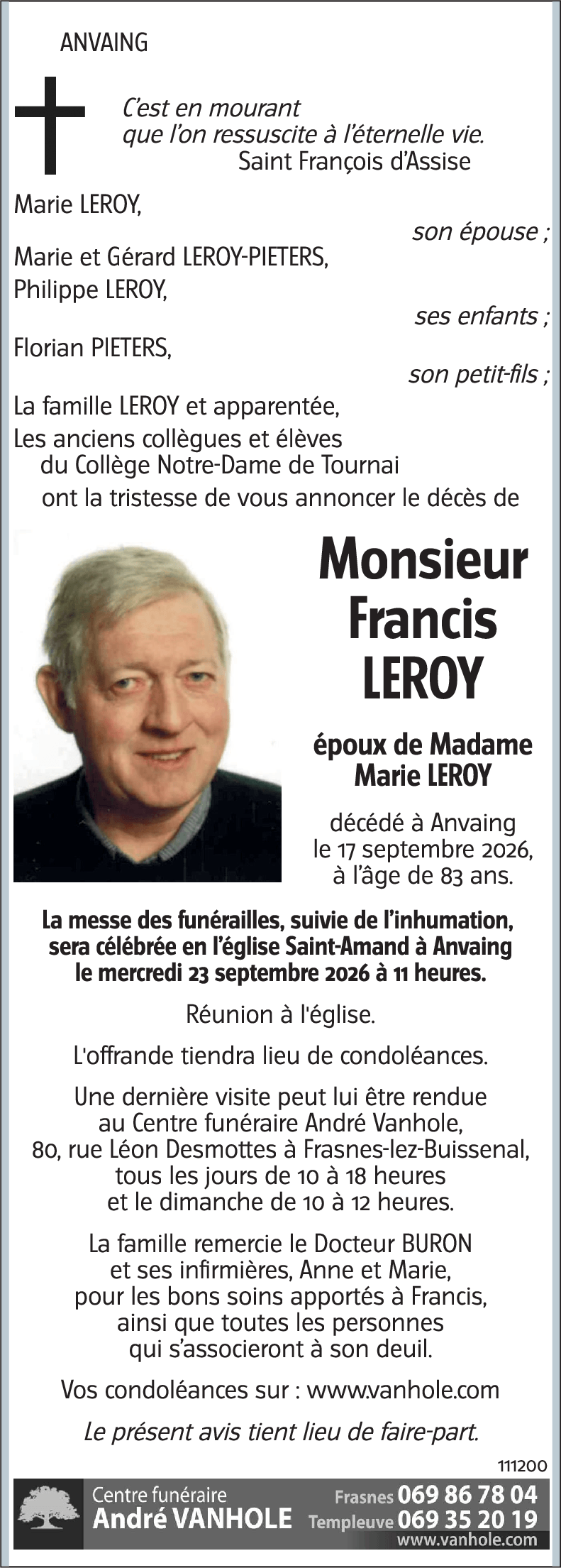 Francis LEROY