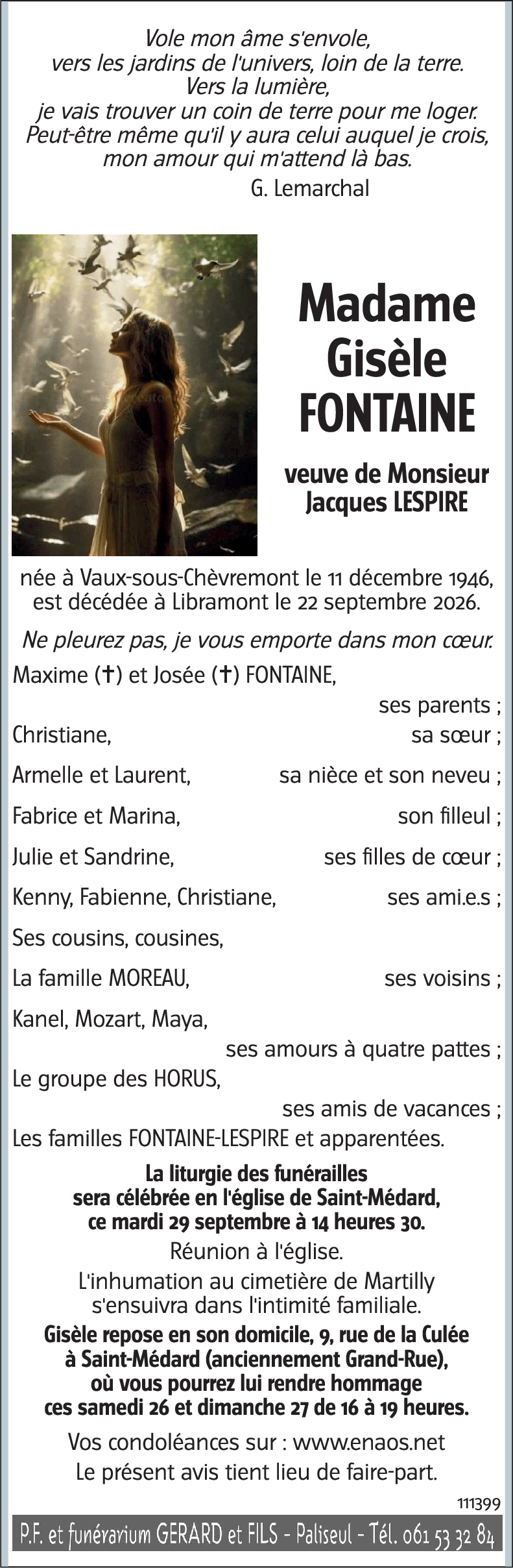 Gisèle FONTAINE