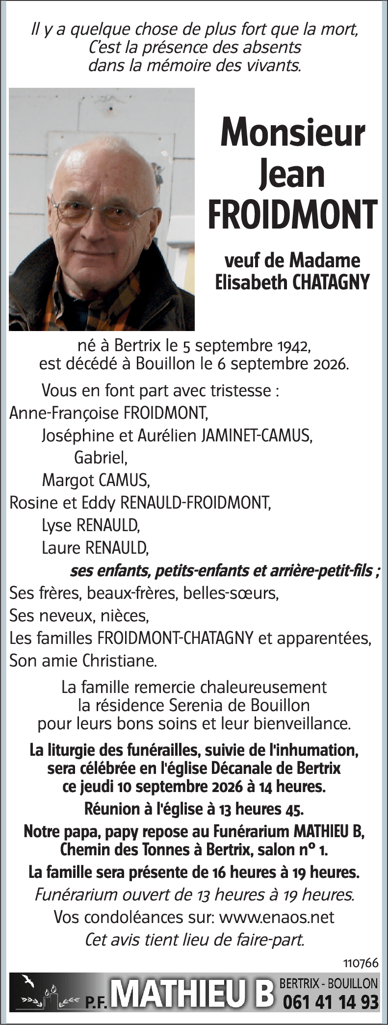 Jean FROIDMONT
