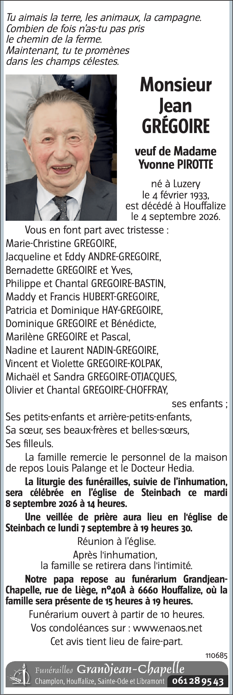 Jean GREGOIRE