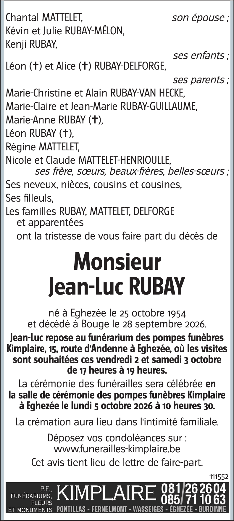 Jean-Luc RUBAY