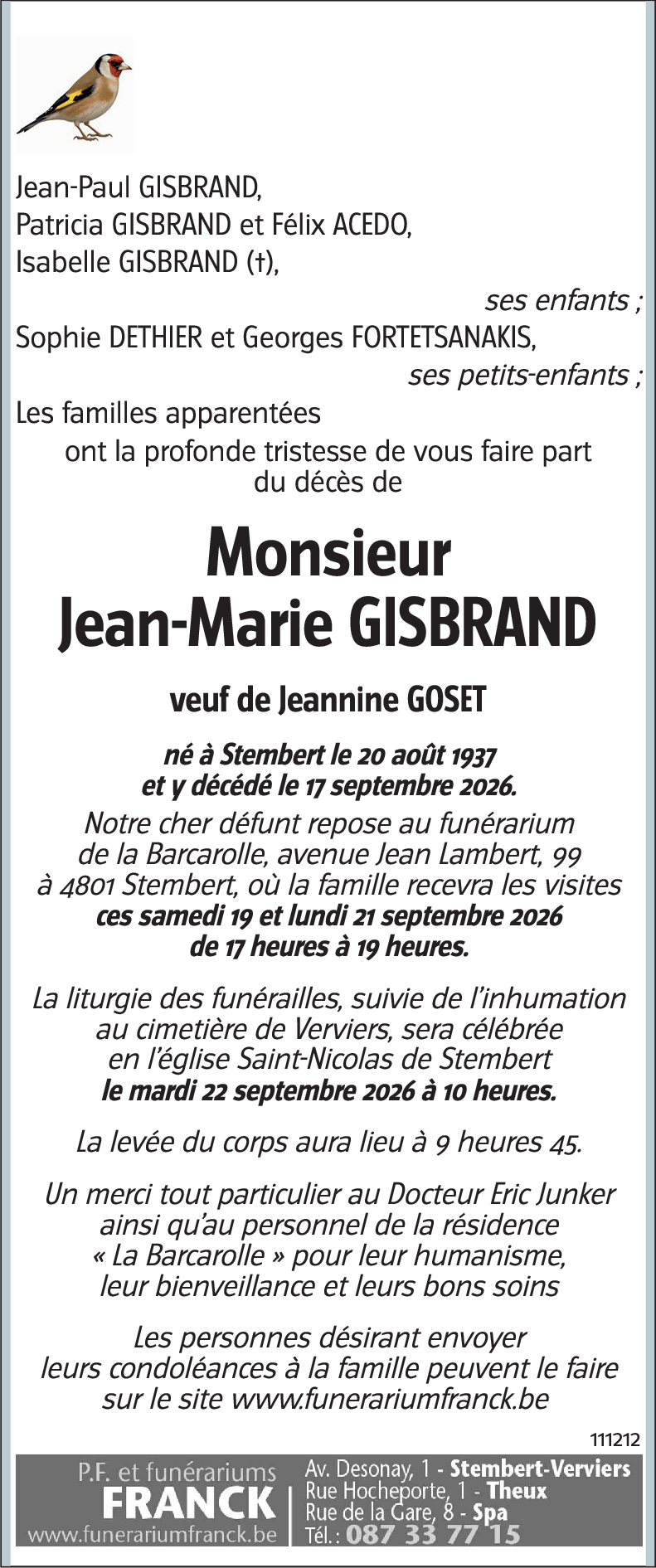 Jean-Marie GISBRAND