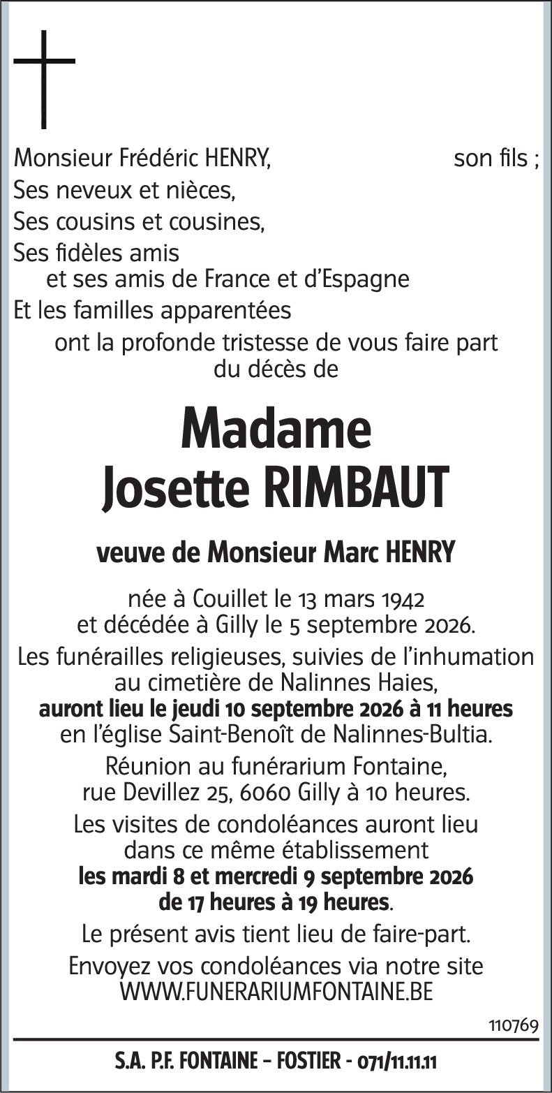 Josette RIMBAUT