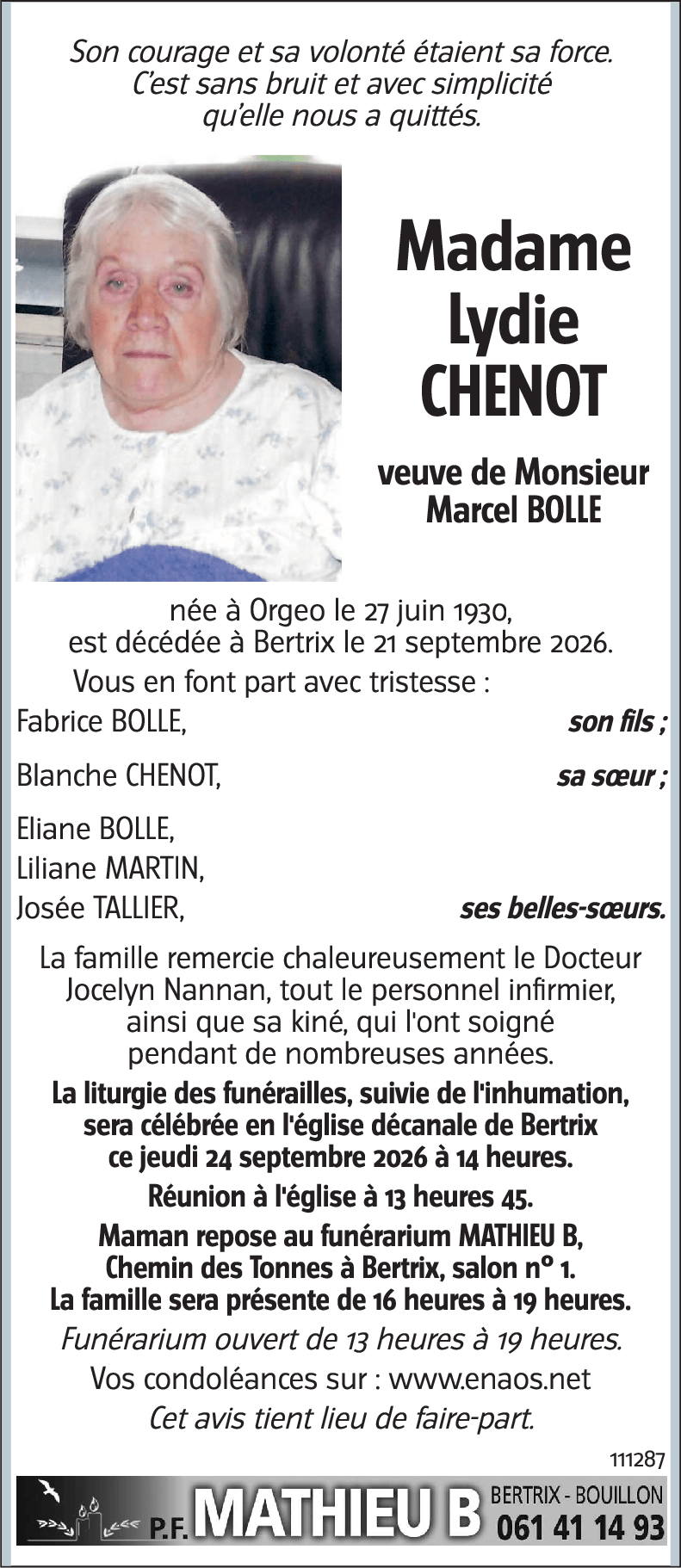 Lydie CHENOT