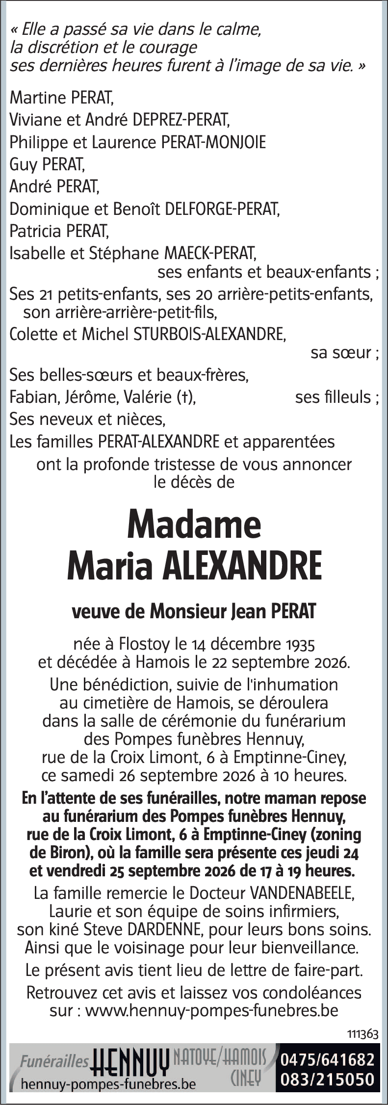 Maria ALEXANDRE