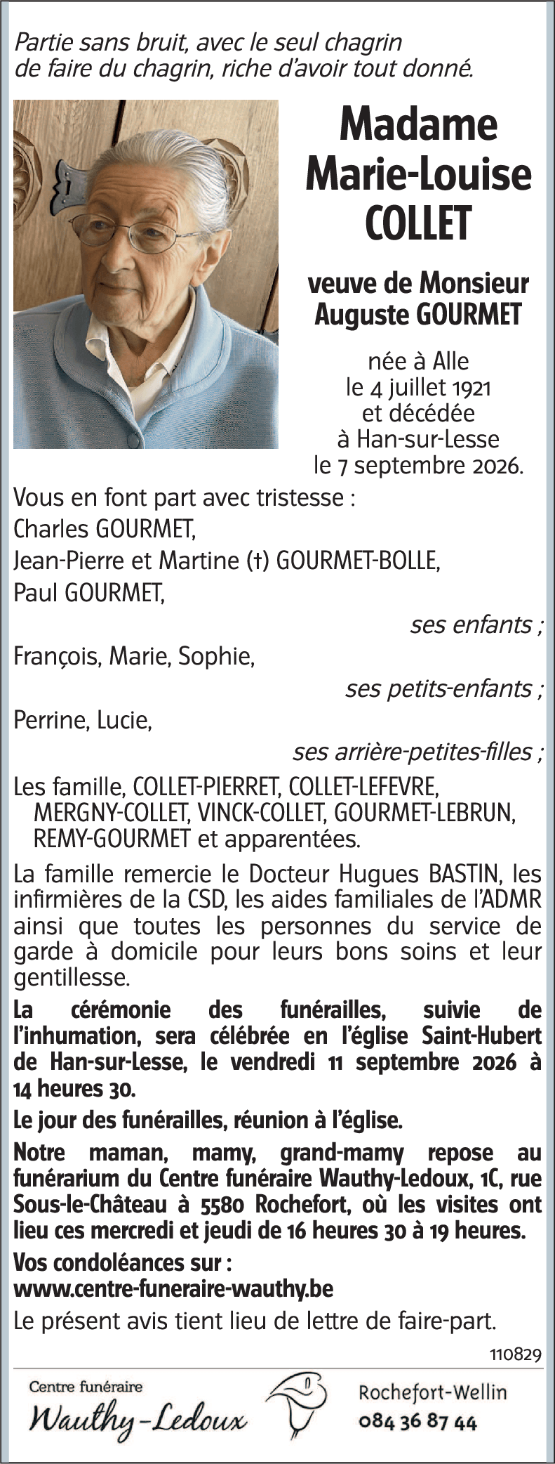 Marie-Louise COLLET