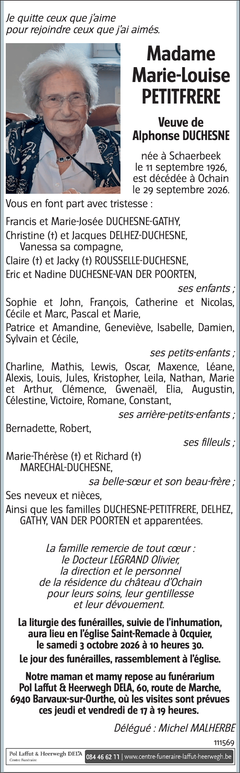 Marie-Louise PETITFRERE