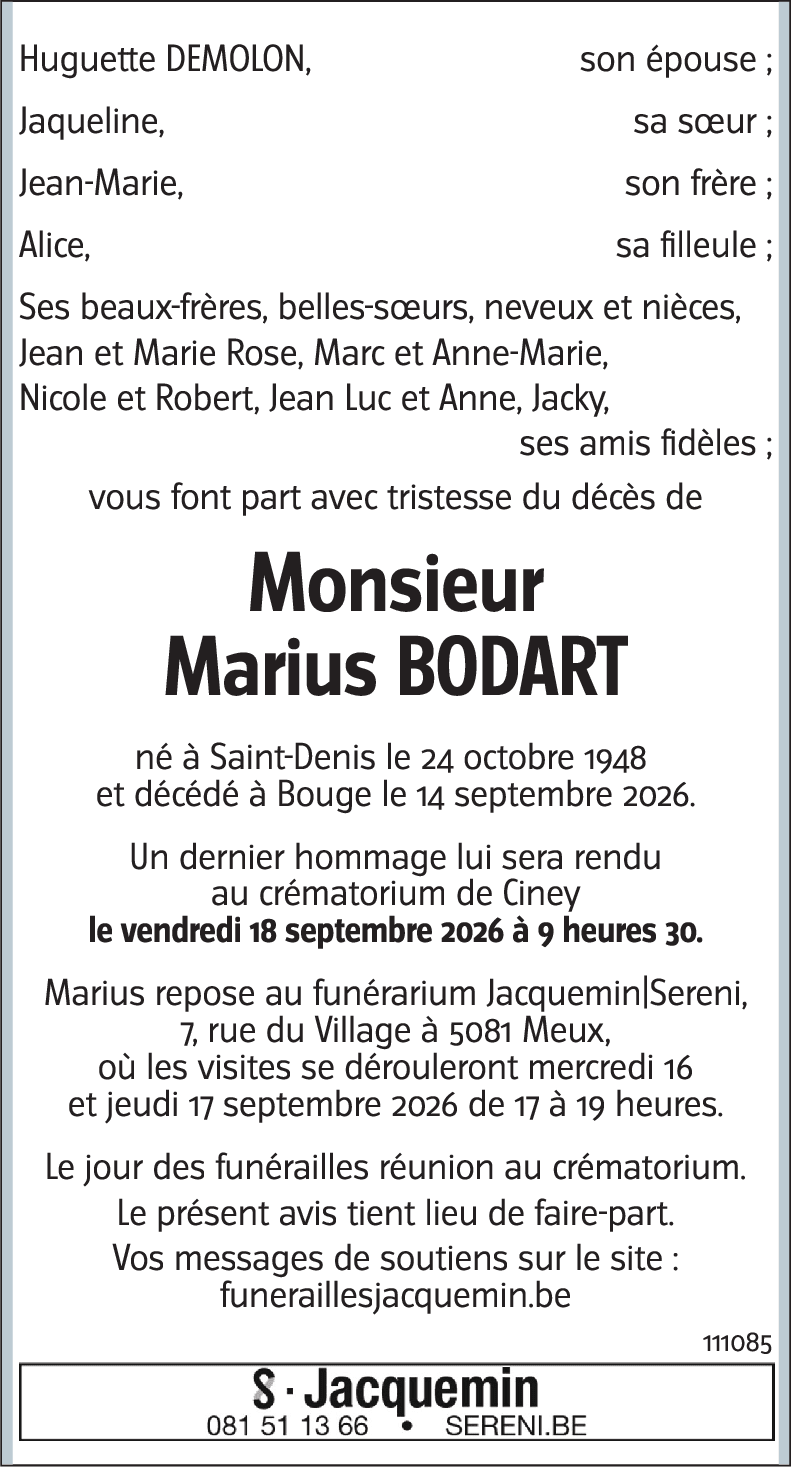 Marius BODART