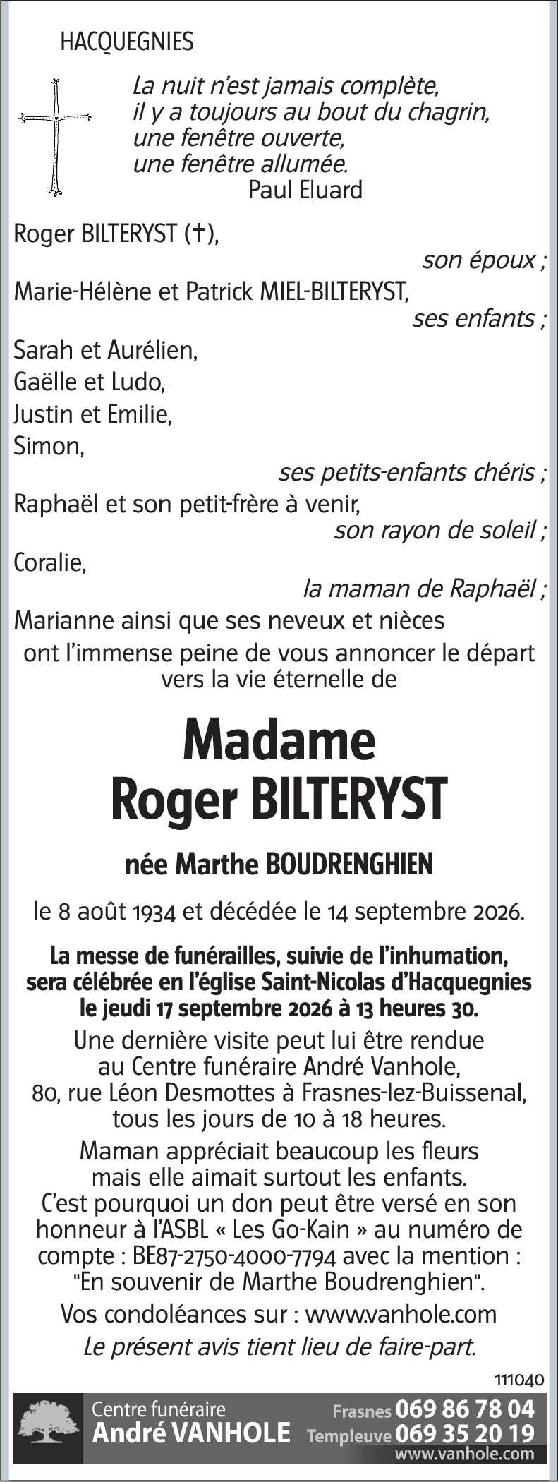 Marthe BOUDRENGHIEN