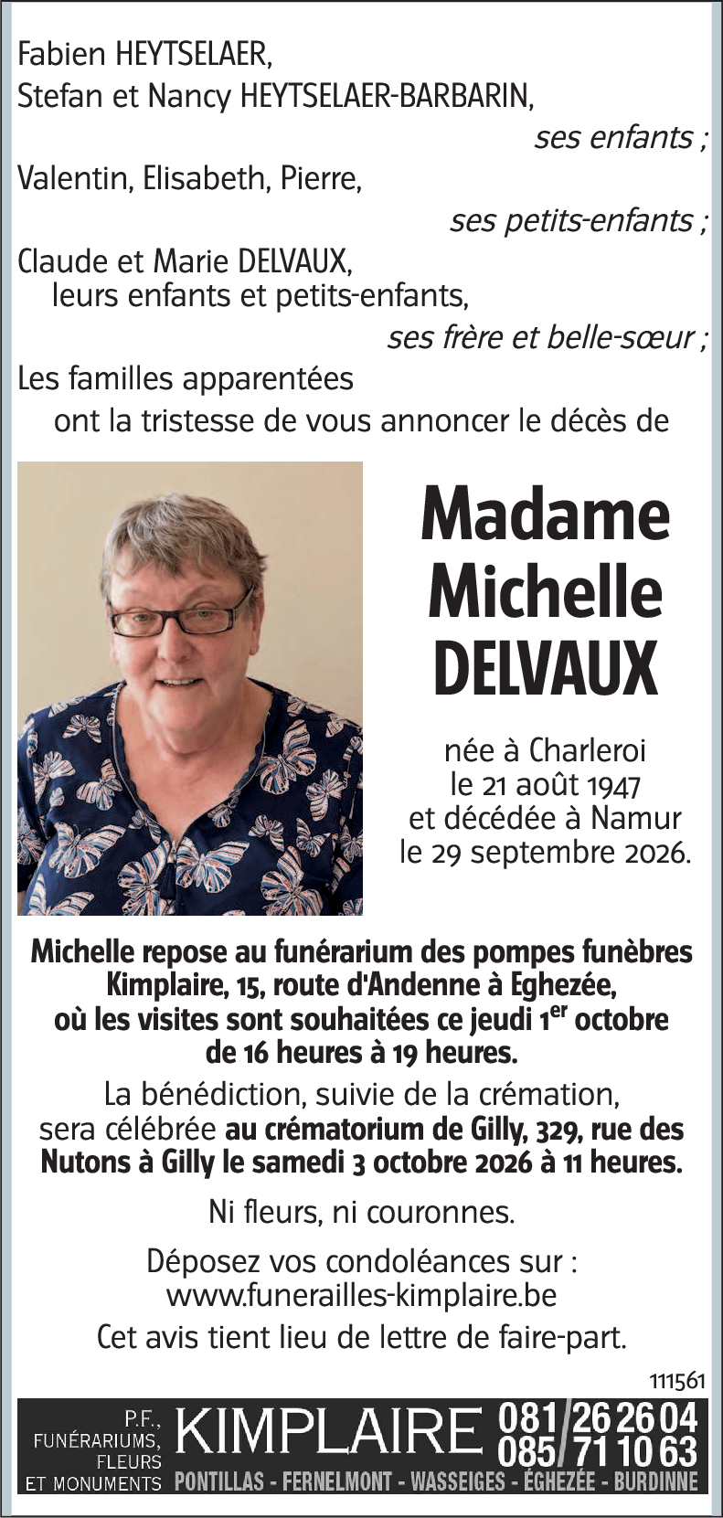 Michelle DELVAUX