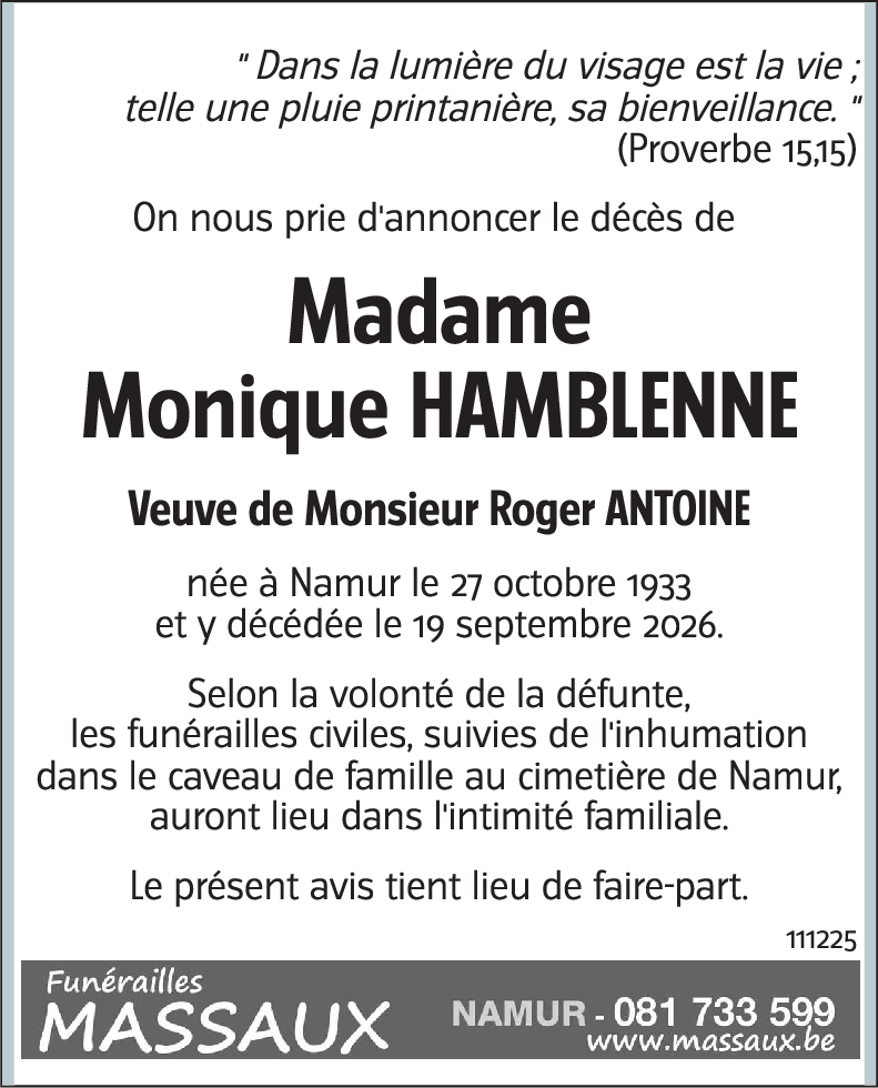 Monique HAMBLENNE