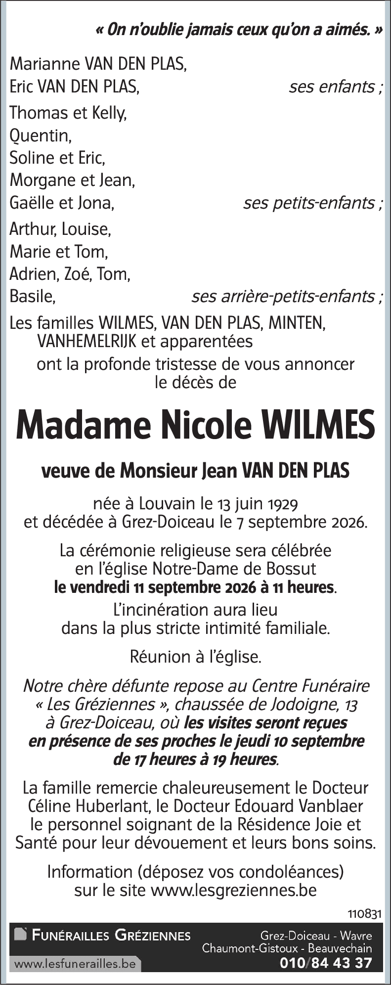 Nicole WILMES