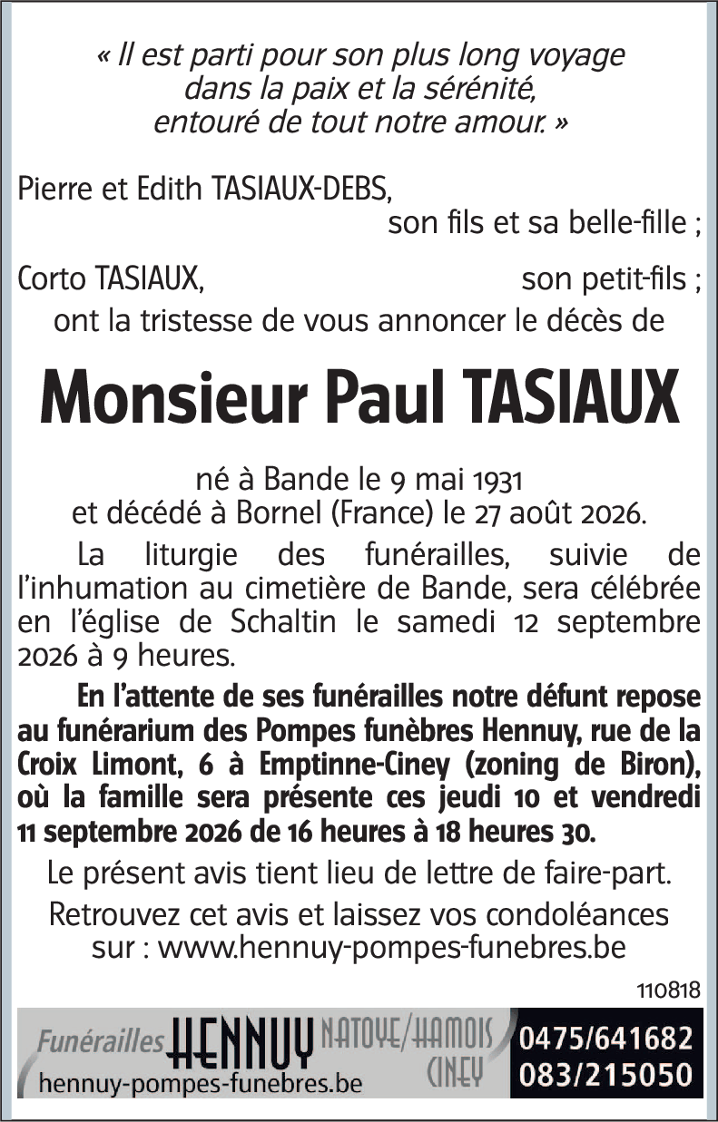 Paul TASIAUX