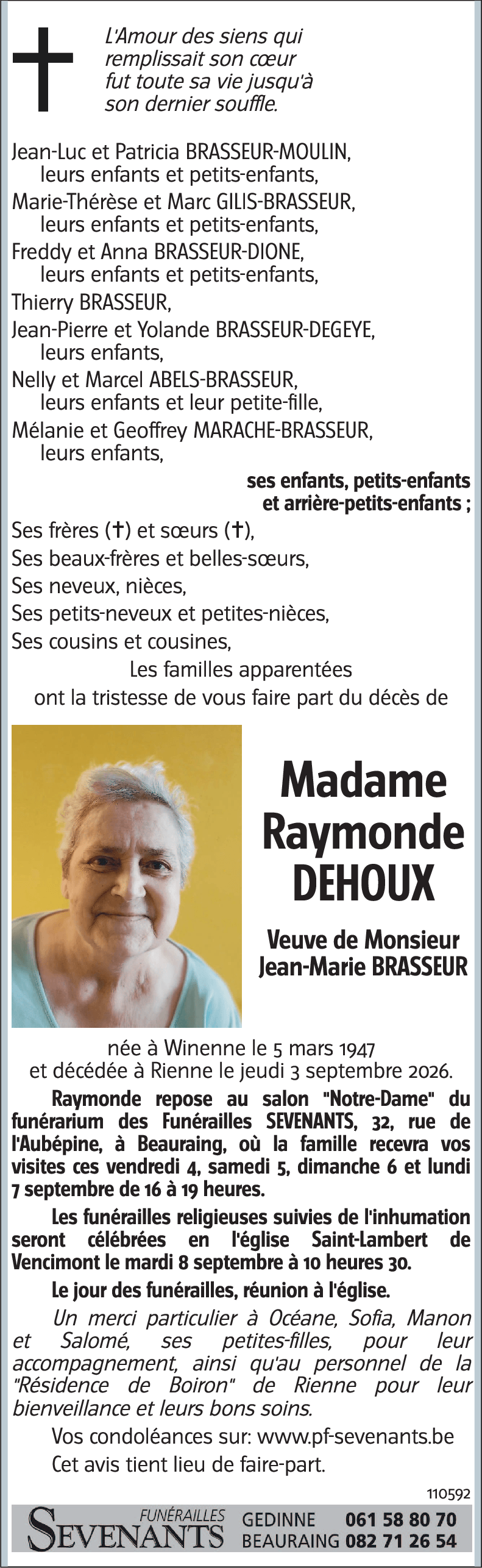 Raymonde DEHOUX