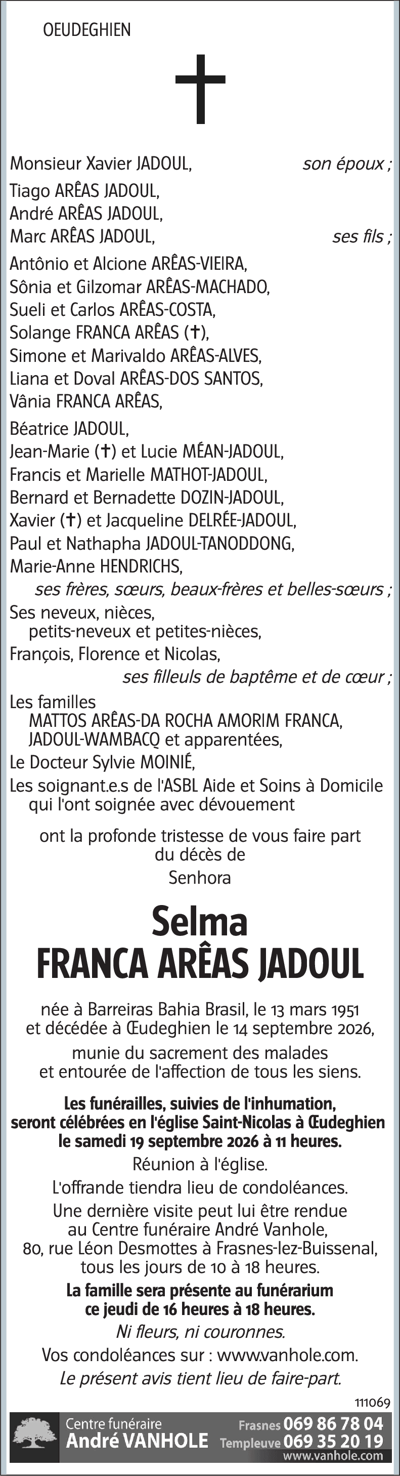Selma FRANCA ARÊAS JADOUL