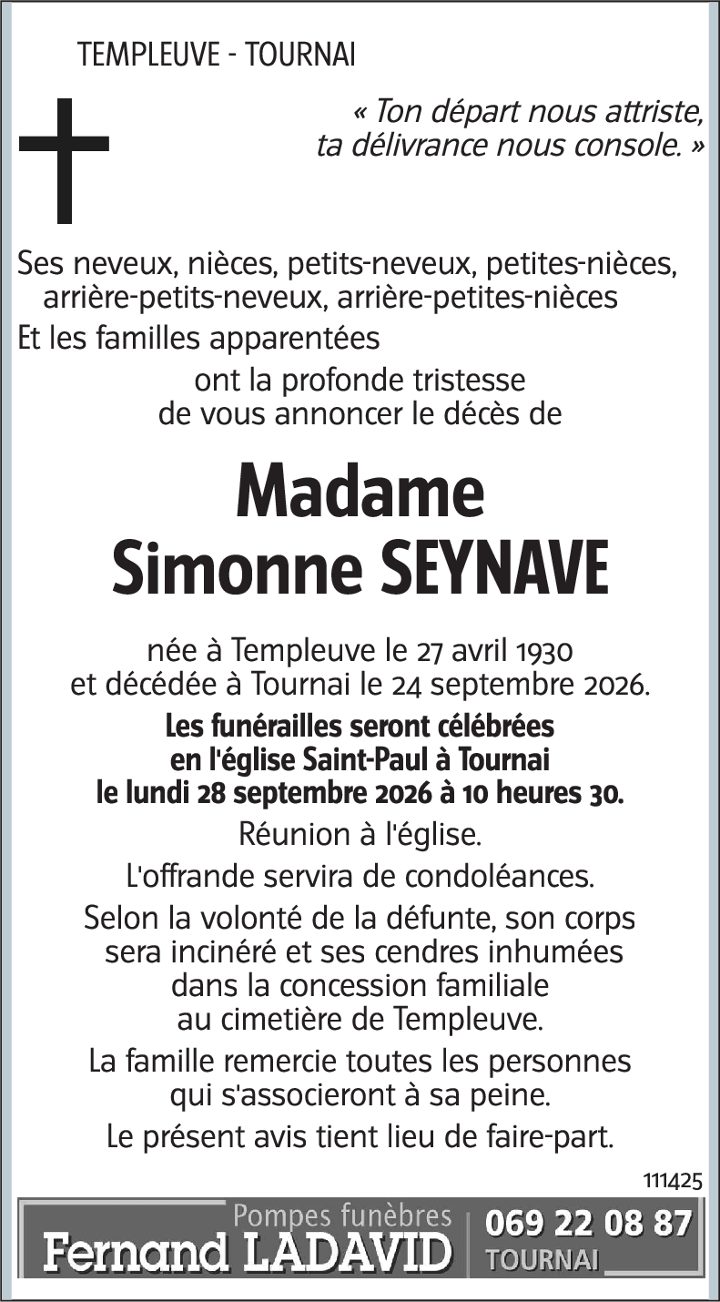 Simonne SEYNAVE