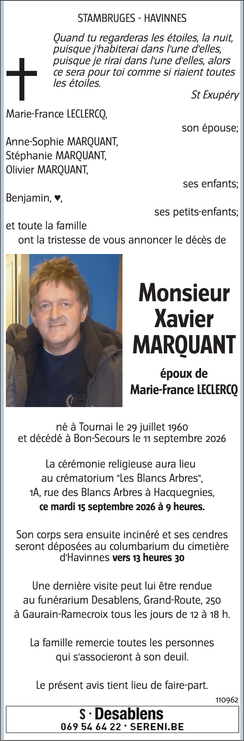 Xavier MARQUANT